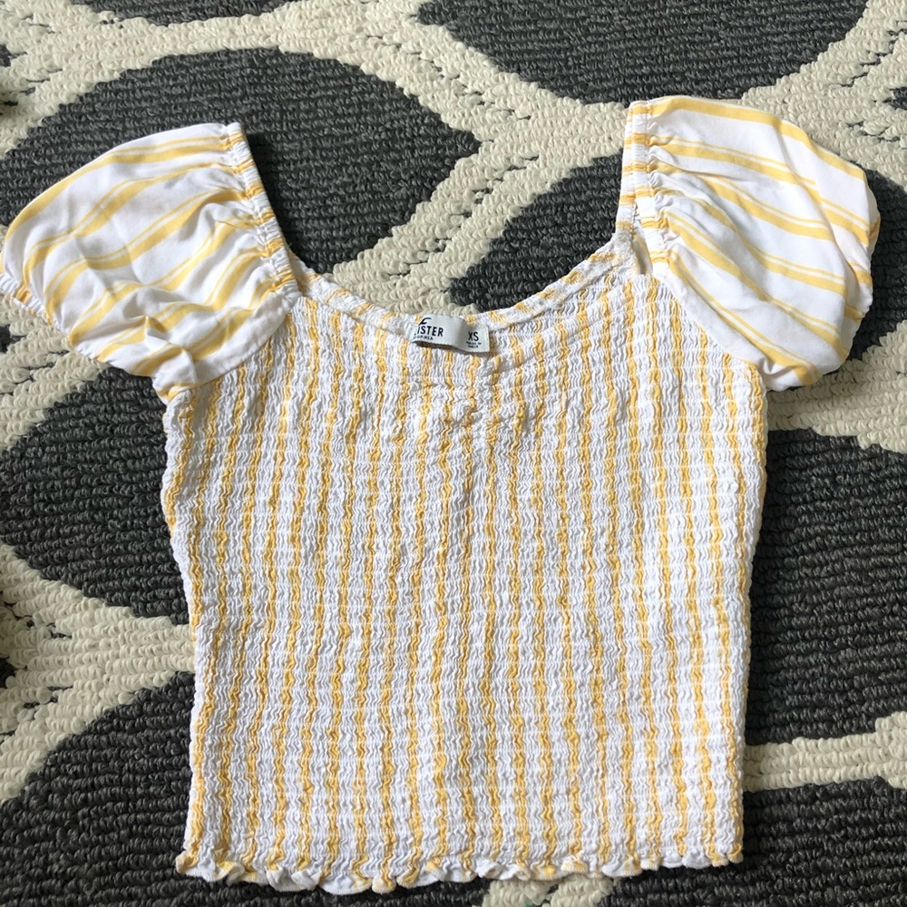 Off the shoulder crop top